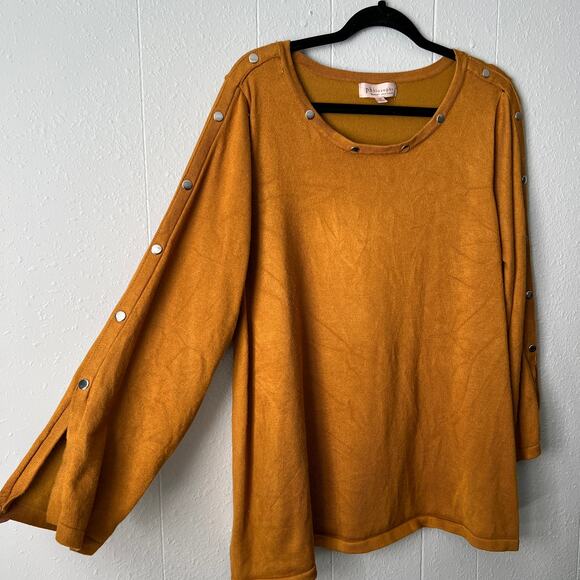 Philosophy Women Sweater 2X Soft Pullover Academia Preppy Career Workwear Casual - Picture 5 of 12